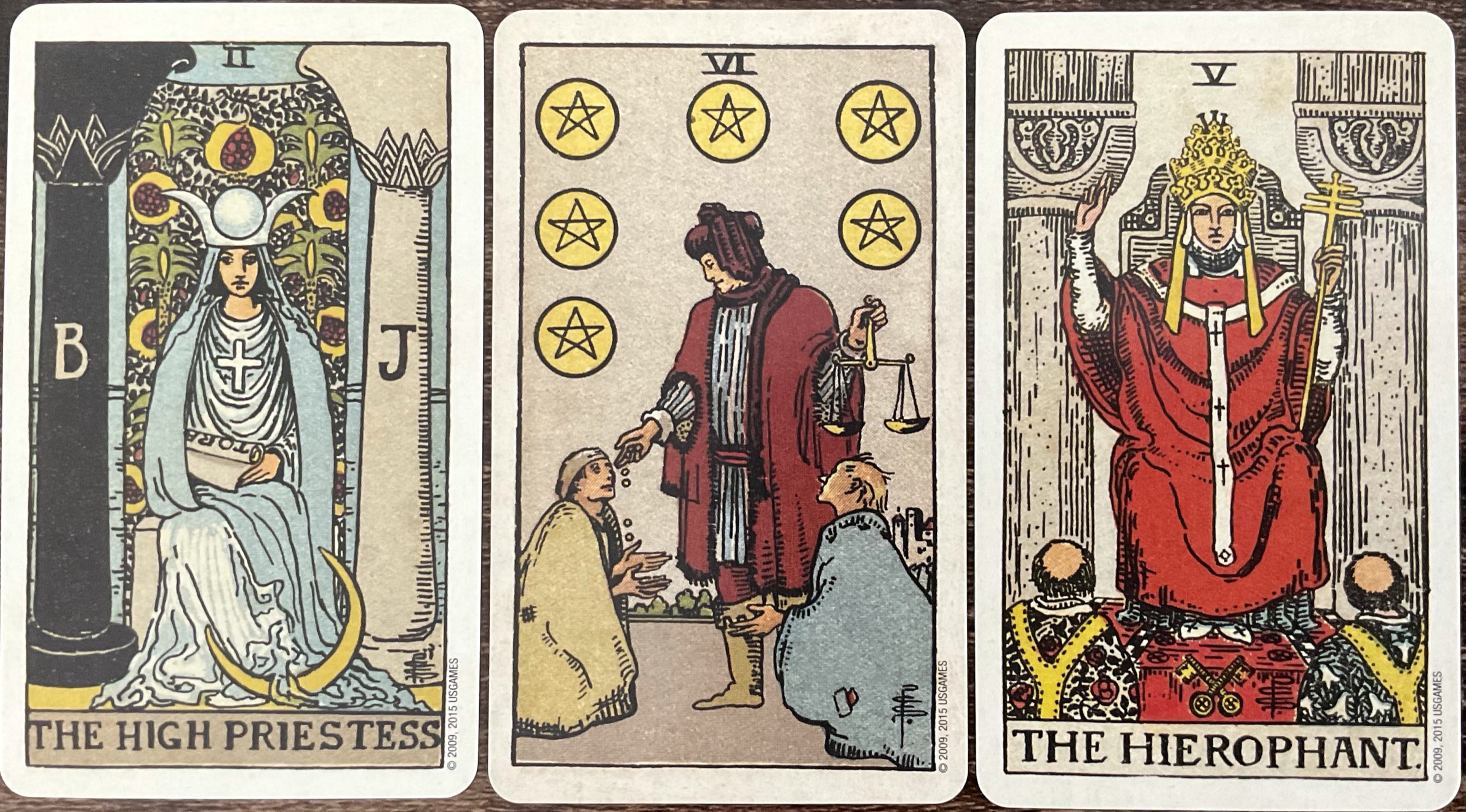 VI of Pentacles